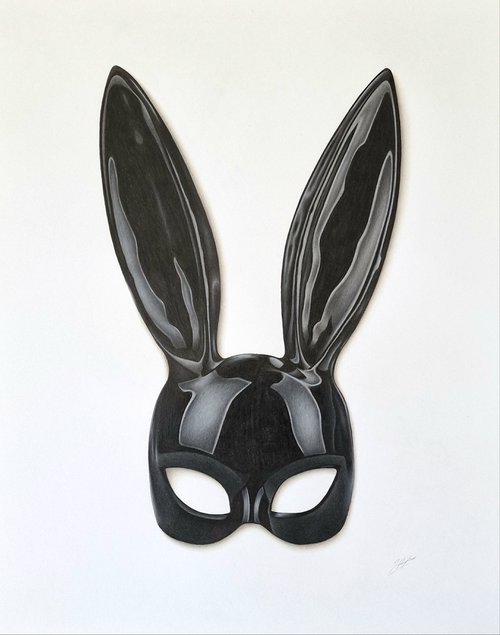 Latex Bunny Mask by Daniel Shipton