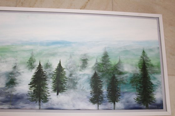 Misty Pines Landscape