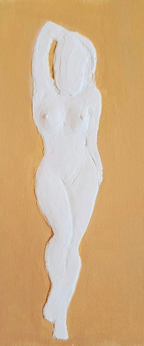 Nude female VII Base relief by Anastasia Art Line