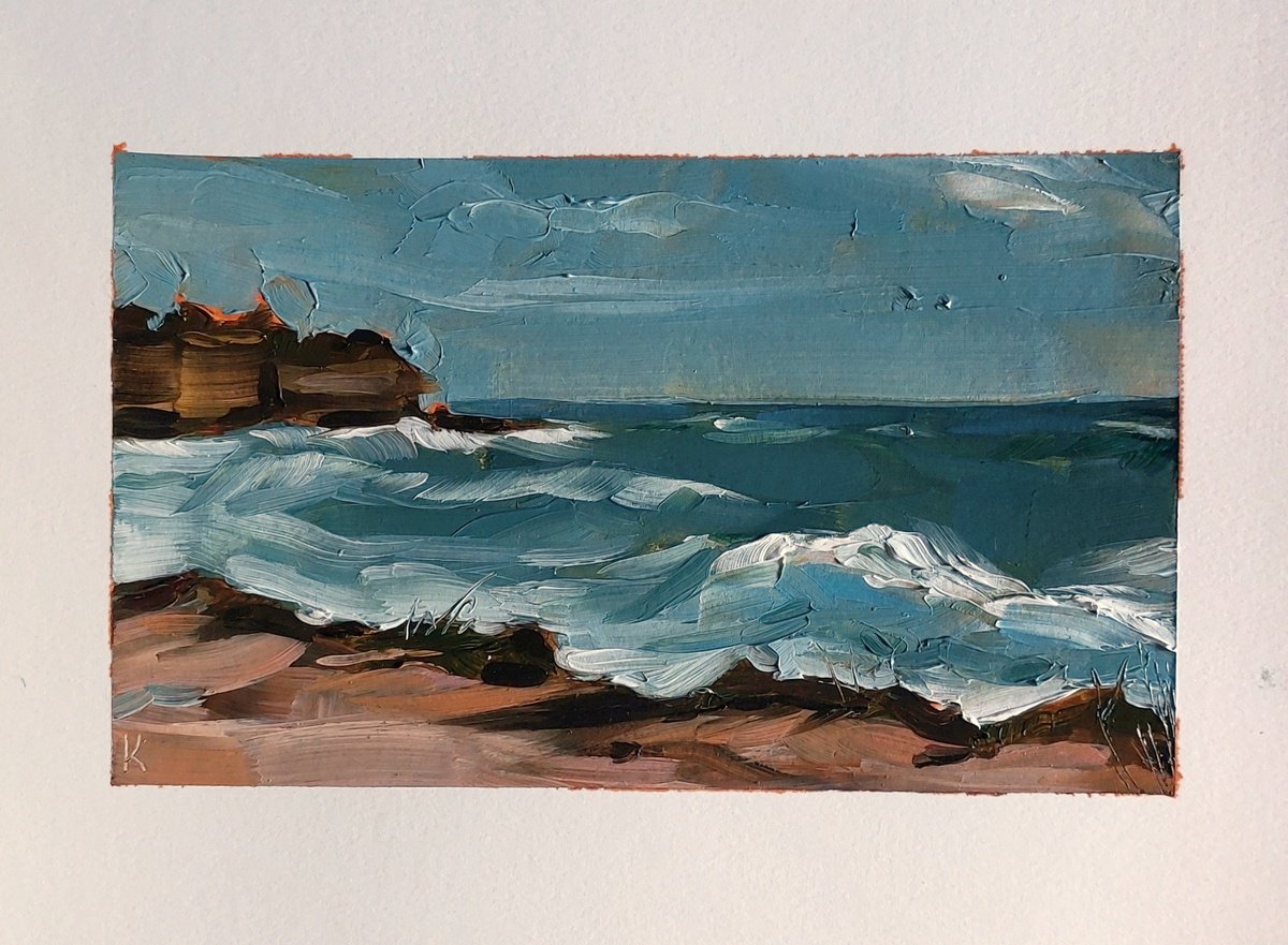 Impressionistic Animal Oil Painting By Kateryna Somyk, 11 X 8", Etude, Original Artwork