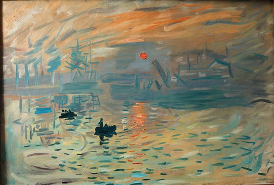 Impression, Soleil levant, Claude Monet hommage