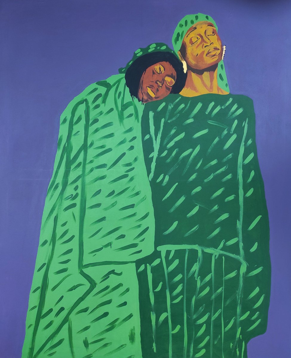 The Burden Bearer By Emmanuel Akolo, 48 X 60, Artwork For Sale On Artfinder