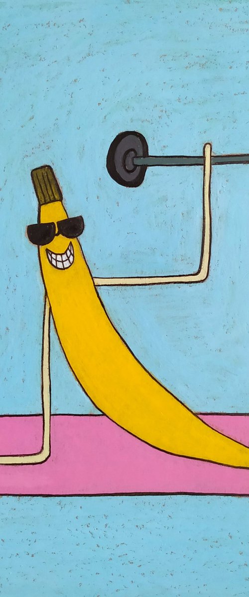 Banana gym by Ann Zhuleva