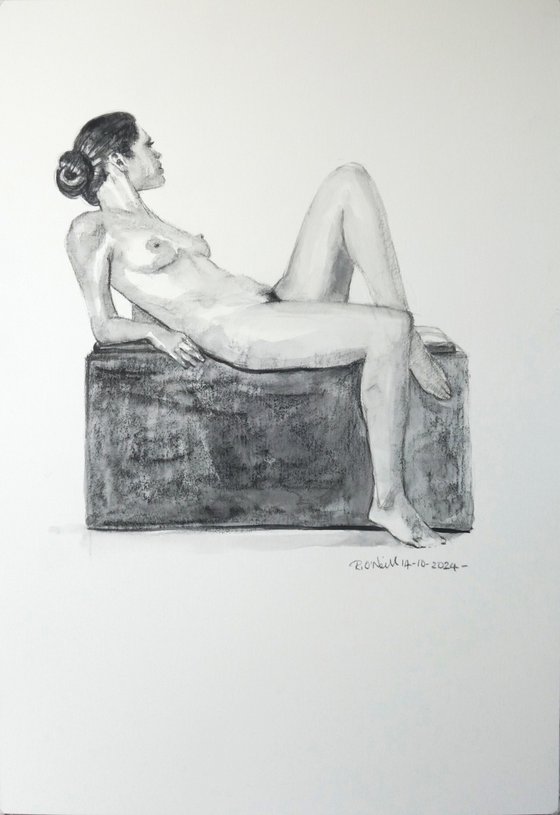 Reclining female nude