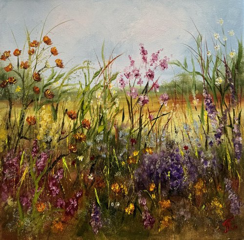 A Meadow's Palette - 3D by Tanja Frost