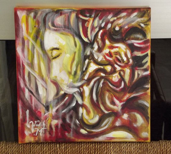 THE PURE AND THE EVIL - Contradicted Figures - 30x30cm
