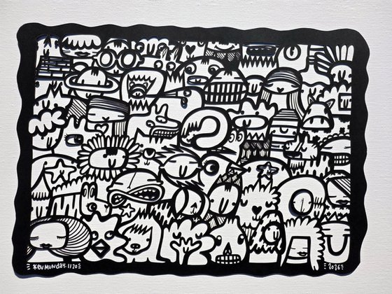 We Are All Connected (Black) - Papercut