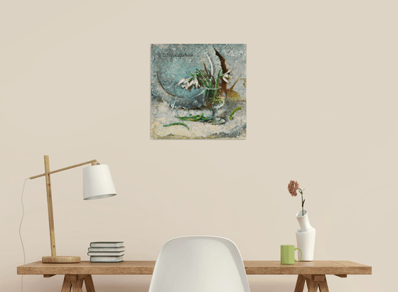 Flowers in Glass Still Life