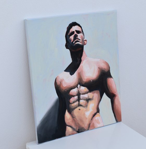 “Toward the Light” - Male figure