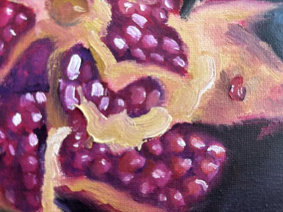 Still life with pomegranate