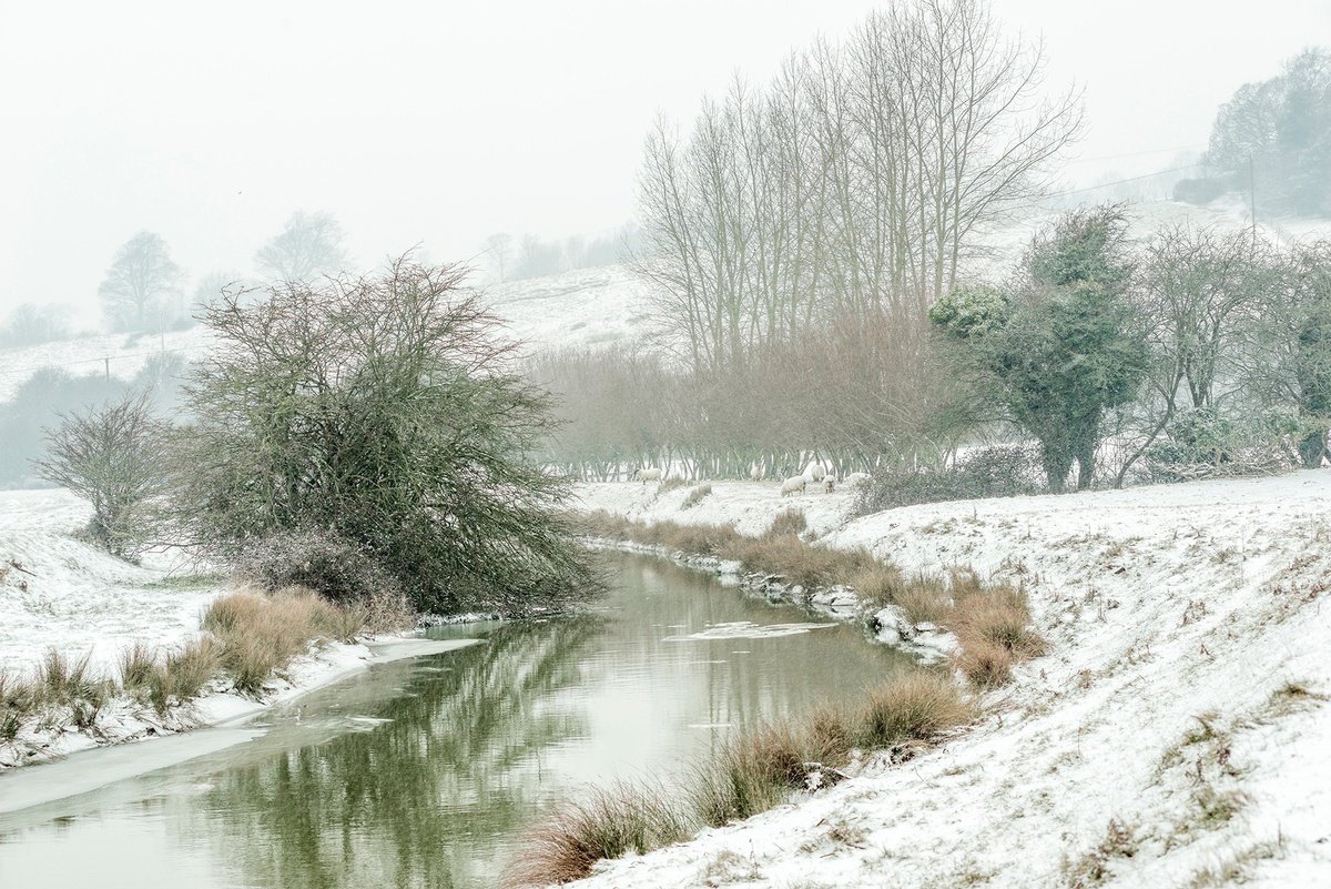 River Tillingham in the Snow. by Adam Regan