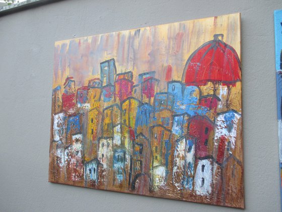 red summer city
