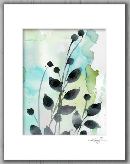 Organic Abstract 211 - Flower Painting by Kathy Morton Stanion by Kathy Morton Stanion