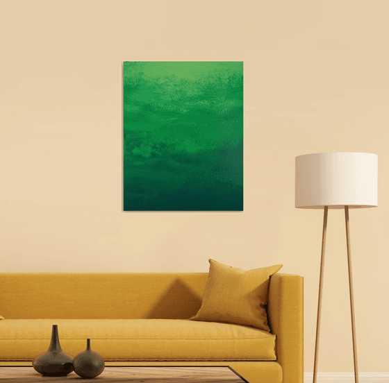 Emerald Green - Abstract