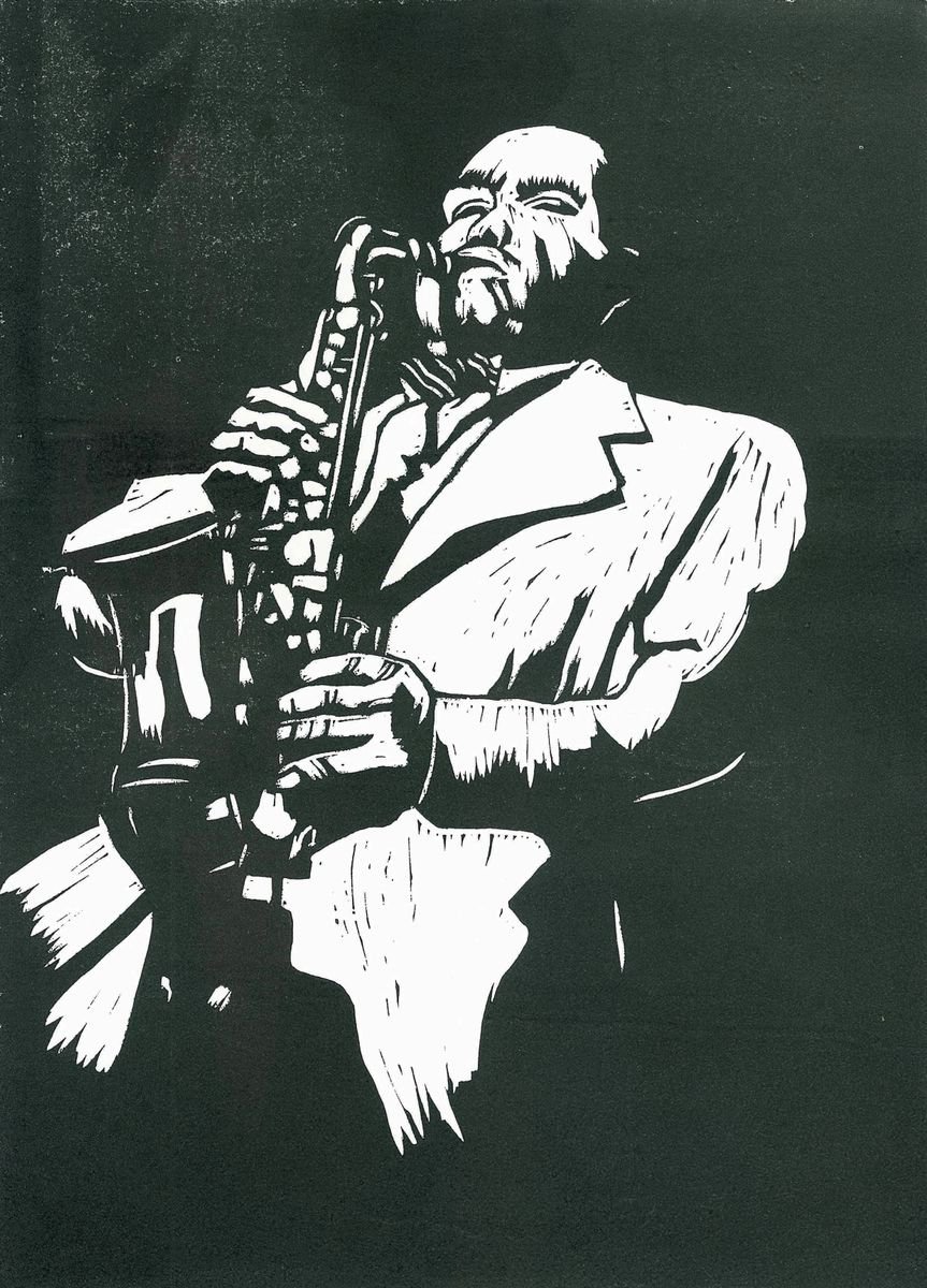 The Jazz Saxophonist by Robert Bond Morton