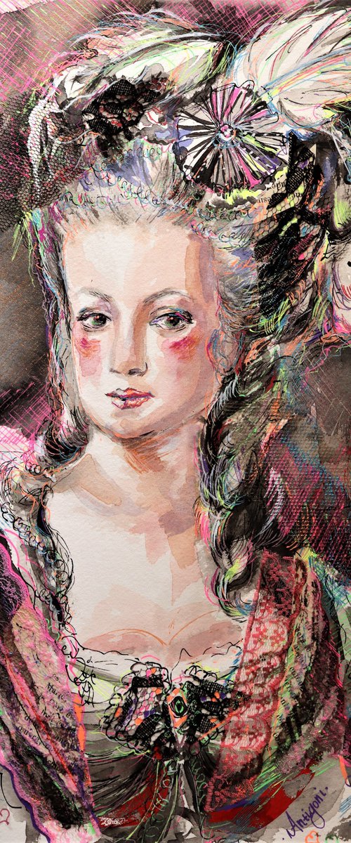 Marie Antoinette II by Antigoni Tziora