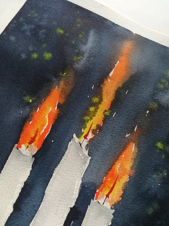 Candles painting