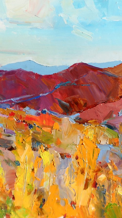 " Autumn in the mountains " by Yehor Dulin