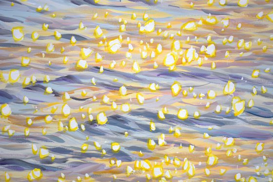 Shimmering water.