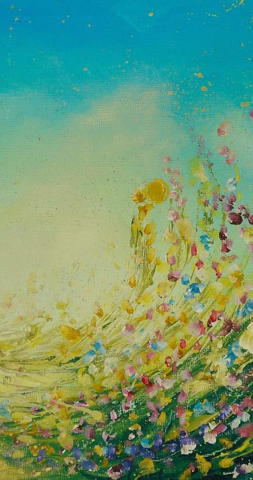 Sunrise *small painting* by Emma Sian Pritchard