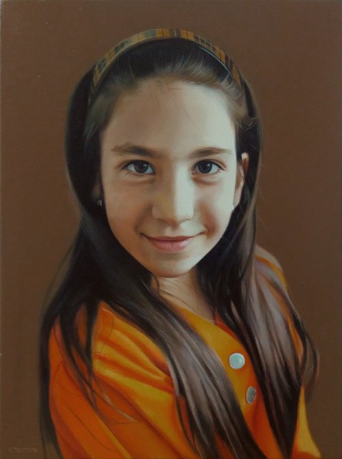 Child Custom Portrait From Photo, Made to Order by Valeri Tsvetkov