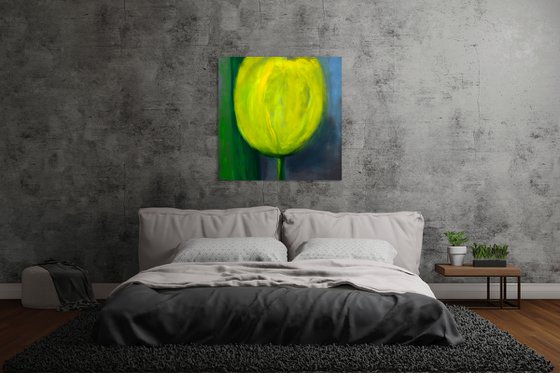 Floral painting Tulip art Colorful painting