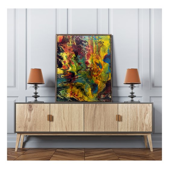 Modern Wall Art, Fluid Acrylic Art Sale,  Original Art, Best Selling Abstract Art, Abstract Painting on Canvas, Abstract Painting on Canvas