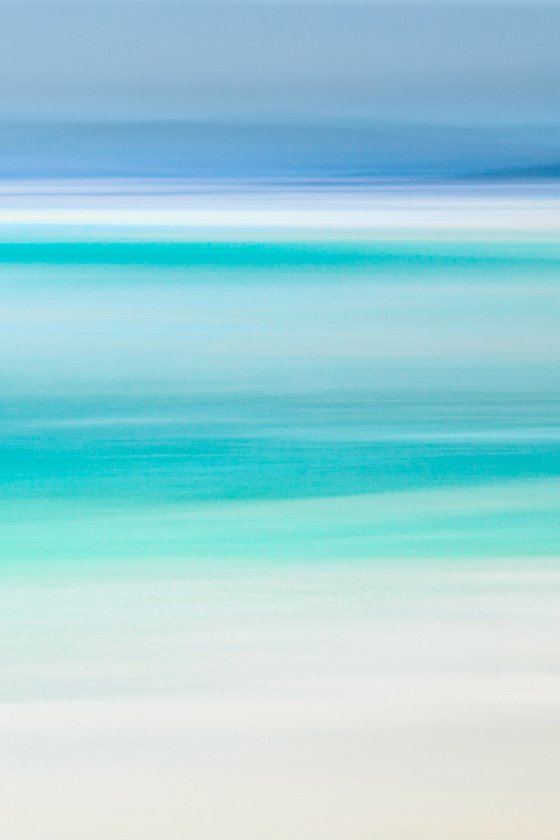 Aquamarine Whispers Tryptich