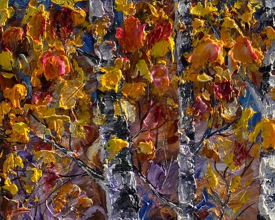 Russet Autumn Birch