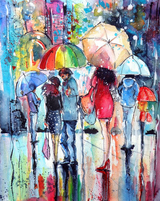 Waiting in the rain