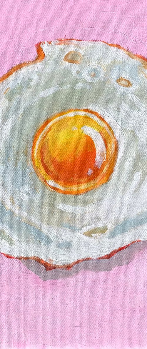 Fried egg 2 by Volodymyr Smoliak