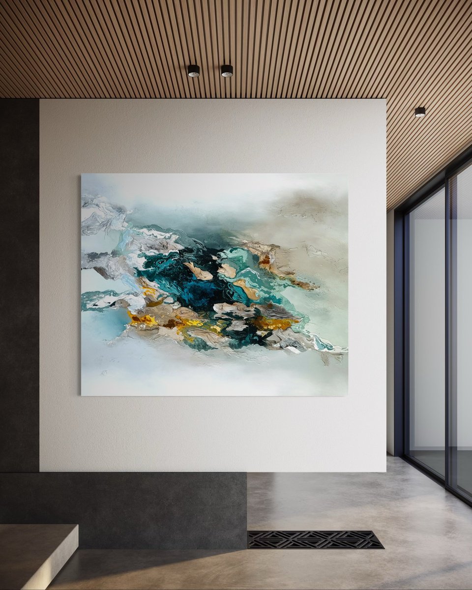 Tides Of Serenity By Daniela Pasqualini, 60 X 72, Artwork For Sale On Artfinder