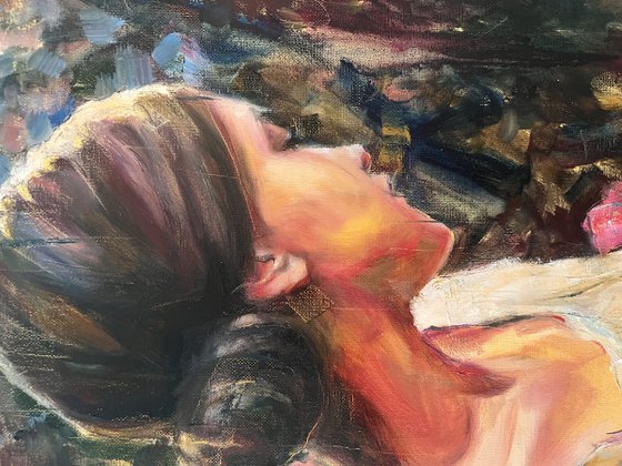 Woman in the garden