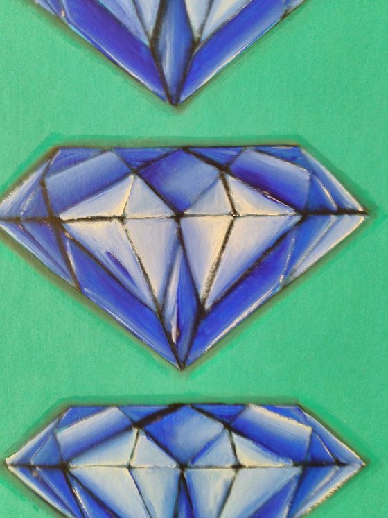 Diamonds (blue)