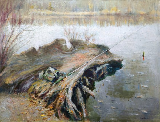 Appeasement on the river. Fishing