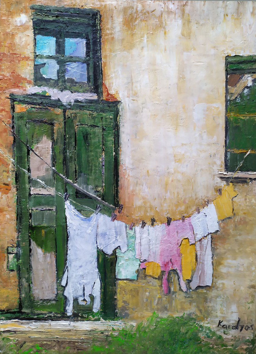 Old house by Maria Karalyos