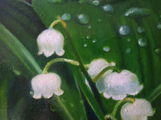 "Delicate lilies of the valley (option 2)"