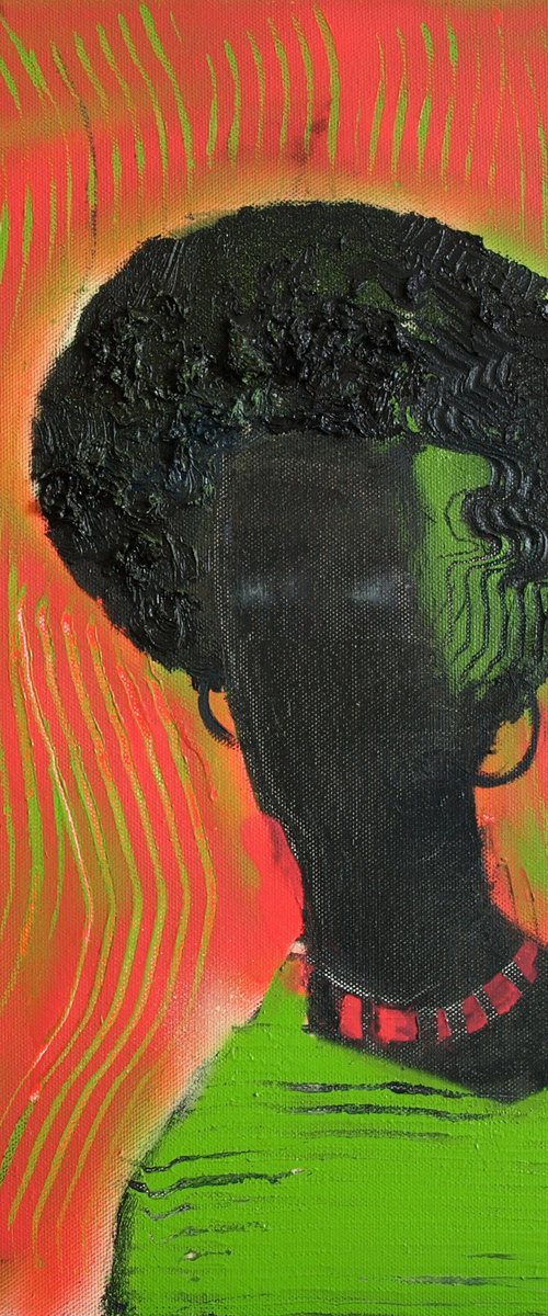 African woman by Yaroslav Yasenev