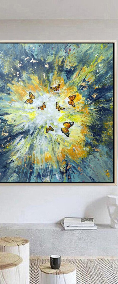 The awakening of butterflies by Areti Ampi