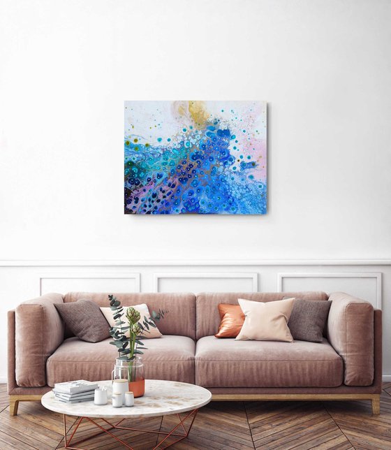 Yemaya - Original Abstract 100 x 80 cm