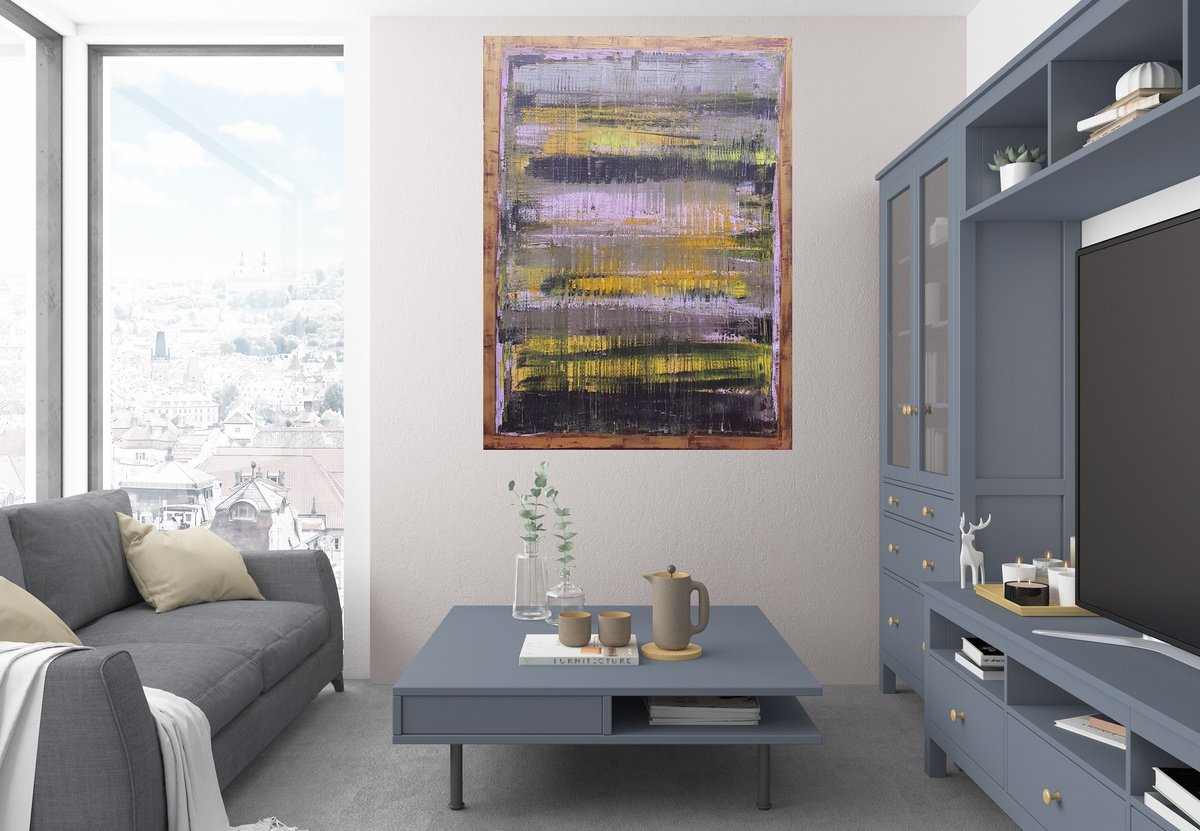 Deepest desires - large modern abstract painting by Ivana Olbricht