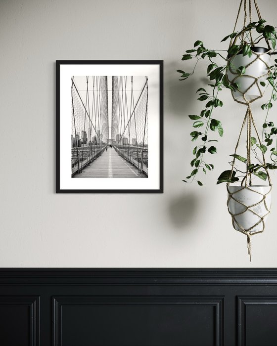 ON THE BRIDGE, NEW YORK CITY
