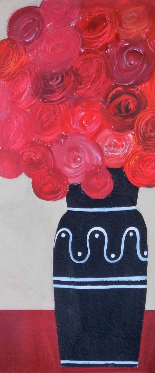 Red Bouquet 2 by Jan Rippingham