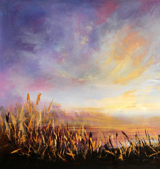 Golden Hours   - Large original landscape