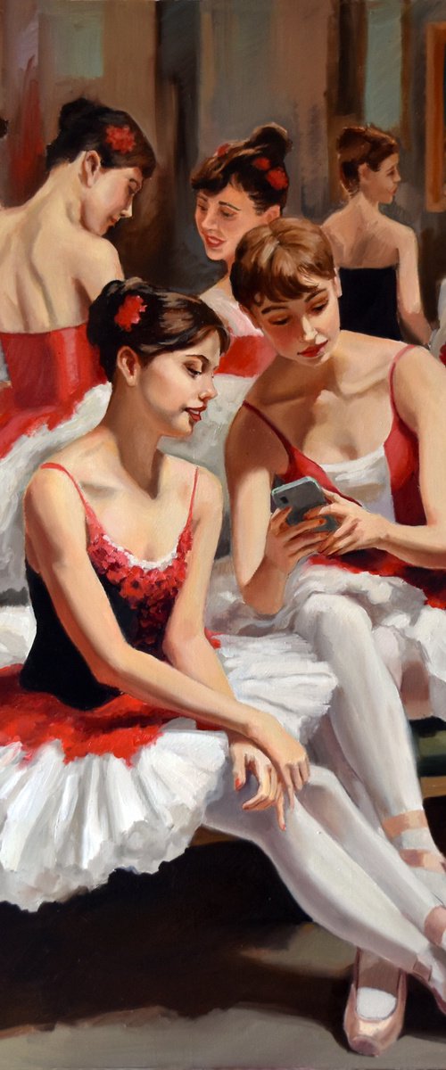 A break at the ballet school by Serghei Ghetiu