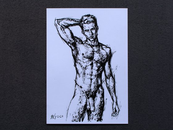 NUDE MALE MODEL