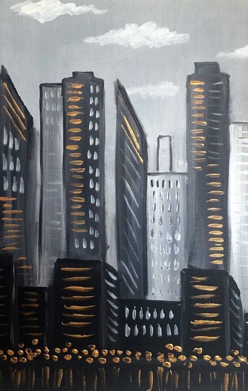 Modern Skyscrapers 2 by Aisha Haider