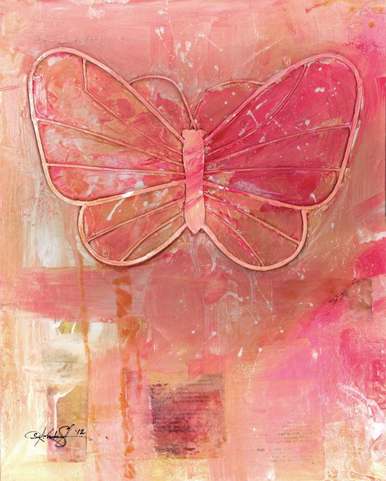 Ode to the Butterfly  - Mixed Media Butterfly art  by Kathy Morton Stanion
