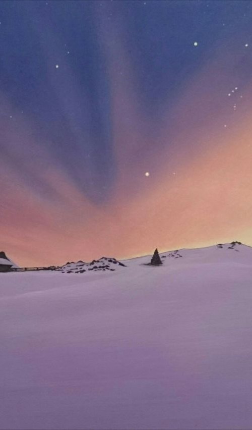 Snow Cabin by Zoe Adams