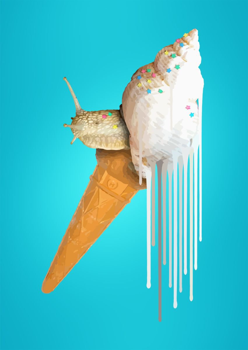 Snail Scream Sprinkles by Carl Moore